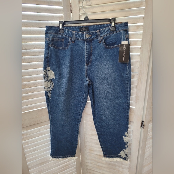 Curation Denim Capri Women's Size 14 - Picture 1 of 10